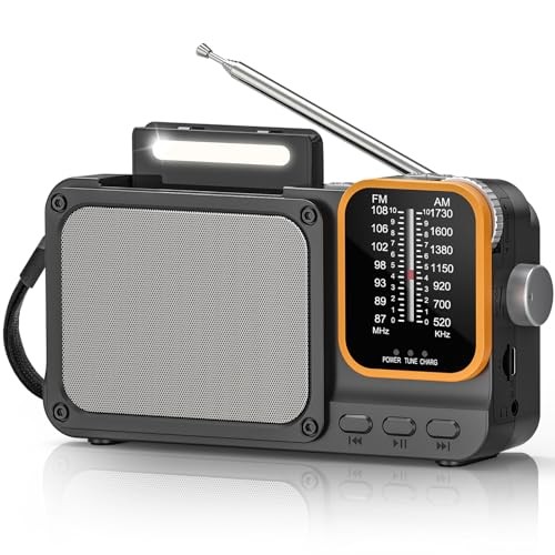 Radio Portable Tendak AM/FM à Piles | Récepteur Analogique Compact