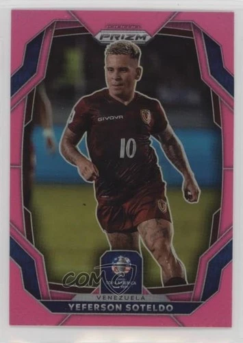 2024 Panini Prizm CONMEBOL Copa America Pink Prizm Yeferson Soteldo #114