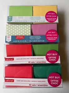 300+ Card Envelope Sets, Christmas, Rubber Stamping, Paper Crafts, red green