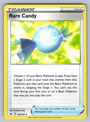 Rare Candy 180/202 Sword & Shield Base Set