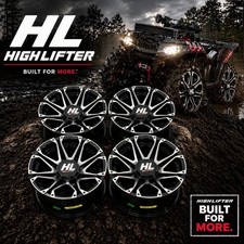 HONDA PIONEER 1000 14" HL3 M ALUMINUM ATV / UTV WHEELS ( SET 4 ) 13710K