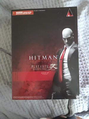 Hitman Absolution Agent 47 Play Arts Kai Action Figure 9'' 26 Articulation Points