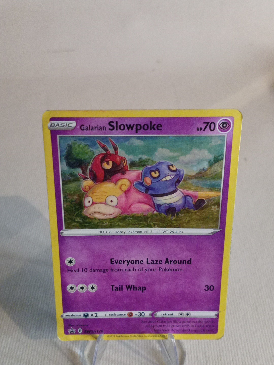 Galarian Slowpoke SWSH126 SWSH: Sword & Shield Promo Cards Holo