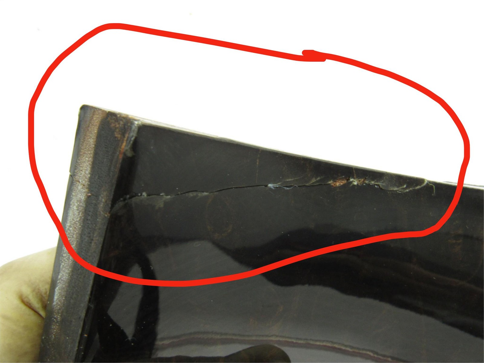 10-20 Bentley Mulsanne 2012 Rear Right Passenger C Pillar Wood Molding Trim @1