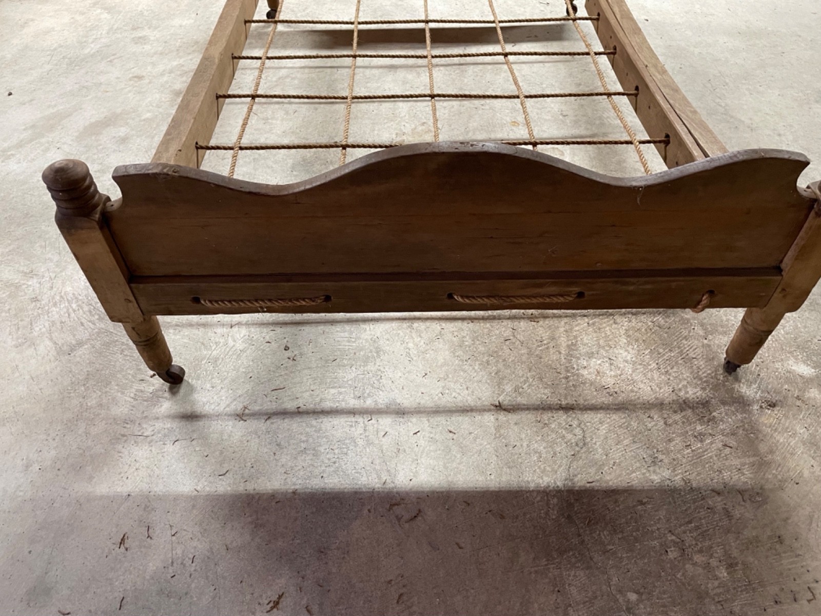 With Rope Slats And Steel Rollers &mdash; Fantastic Barn Find!