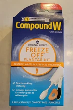 Compound W Freeze Off Plantar Kit 8 Applications  (Exp 1/28/26)