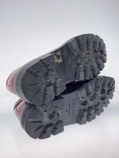 CELINE Triomphe Scarpe da abito Fringe DE0242 38 BRD Pelle