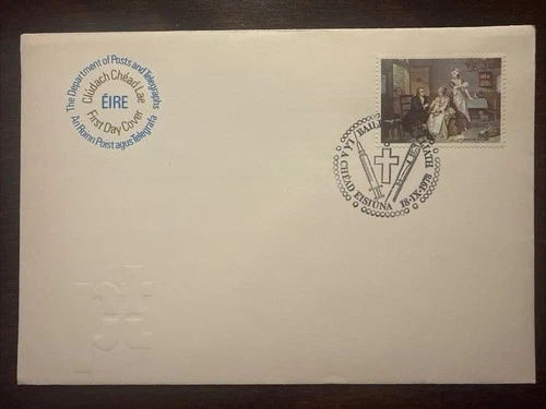 IRELAND FDC COVER 1978 YEAR VACCINATION SMALLPOX JENNER HEALTH MEDICINE STAMPS