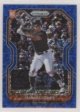 2021 Panini Prizm Tier II Blue Donut Circle Prizm 159/199 Jahmai Jones #130 5ya