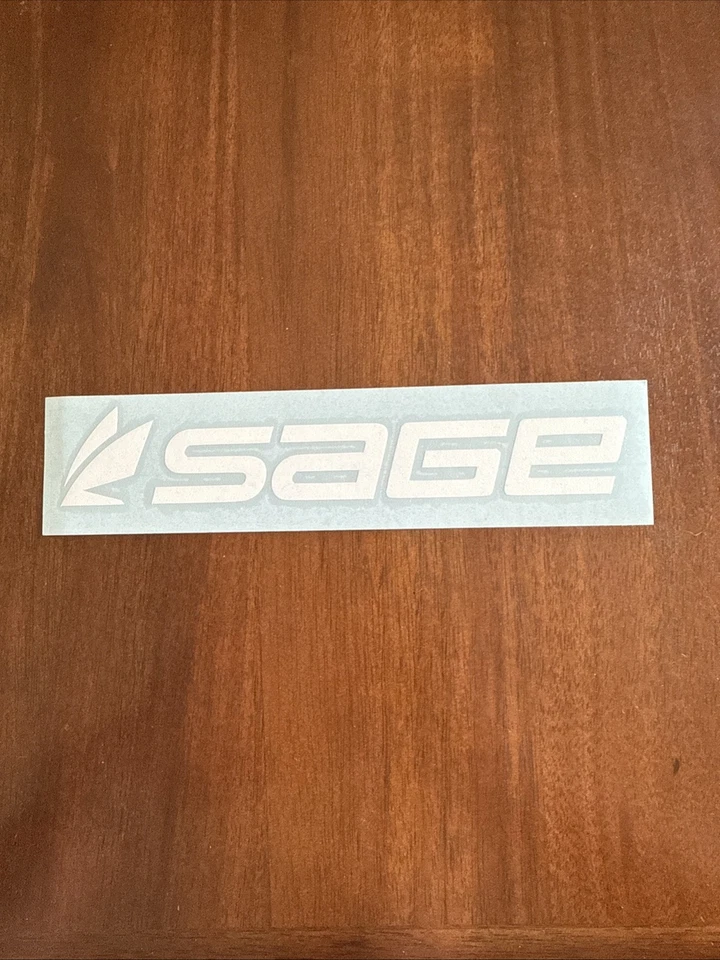 Sage Fly Fishing Sticker/Decal Fishing Rods Outdoor Approx 7.5” New!!