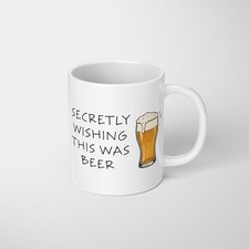 Secretly Wishing This Was Wine Alcohol Mug Funny Wine Lover Gift UK