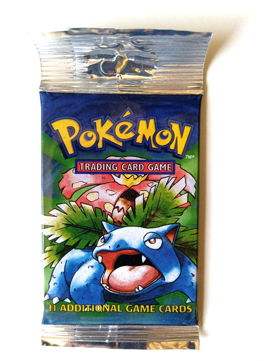 Pokemon cards. original Base set booster pack. unopened/ factory sealed