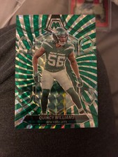 2024 Panini Mosaic - Quincy Williams #174 Green Swirl Mosaic Prizm/13