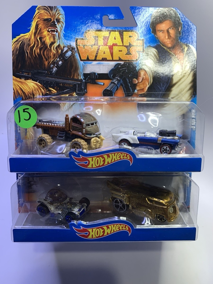 Darth Vader Chewbacca Hot Wheels 2014 Hot Wheels STAR WARS CHARACTER CARS PACK HAN SOLO CHEWBACCA