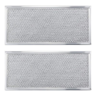 2026 Upgraded W10208631A Microwaves Grease Filter Approx. 13'' x 6'', silvery