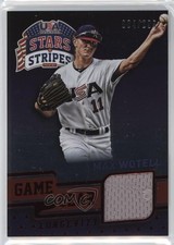2015 Panini Stars and Stripes Game Gear Longevity Ruby 34/299 Max Wotell #73 2s2