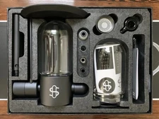  Stündenglass Gravity Bong – Black w/ Pineapple Globe + Hookah Kit 