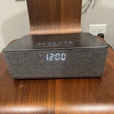 iHome IBT233V2 Bluetooth Dual Alarm Stereo Clock Radio FM AM Dual USB Charging