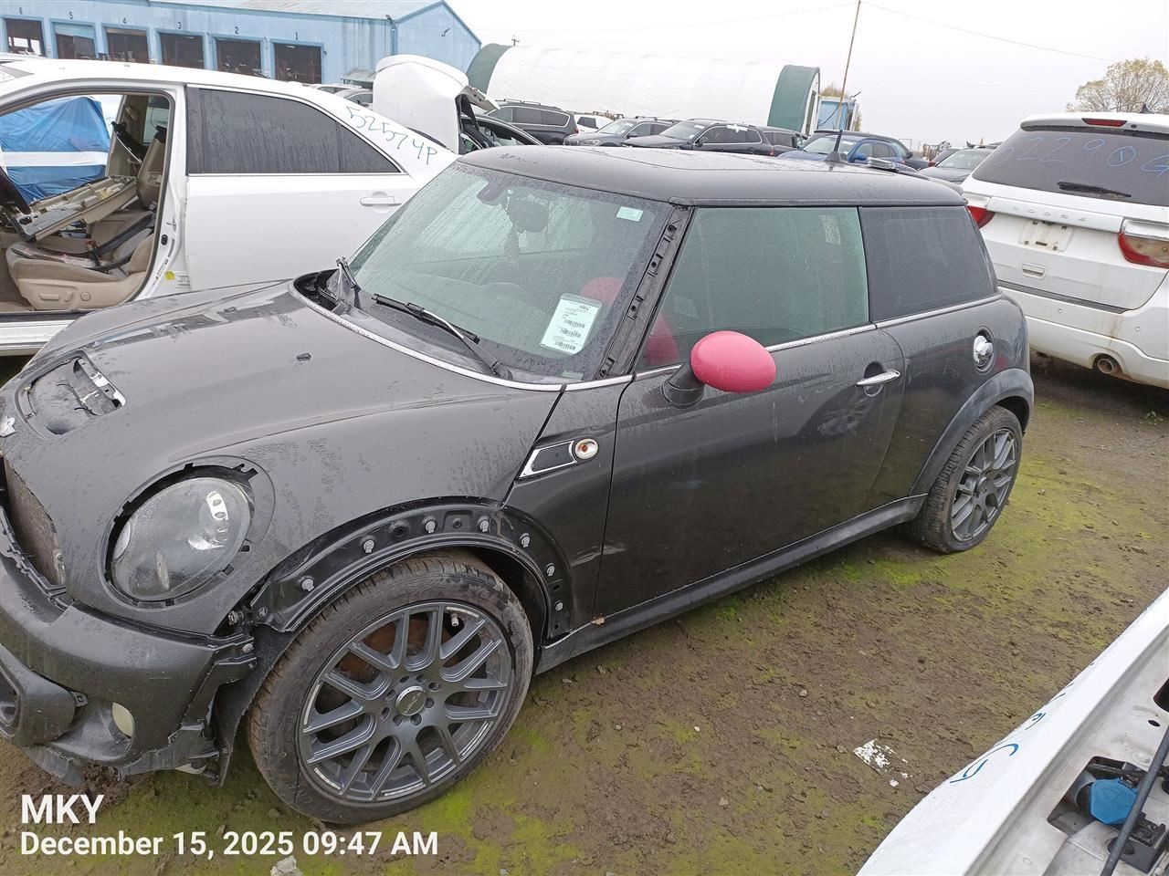 INTERIOR REAR VIEW MIRROR OEM 07-13 MINI MINICOOPE 1YR WRNTY