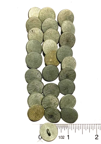 Lot 28 of Repro Rev War Pewter Buttons, 18th Century, Small