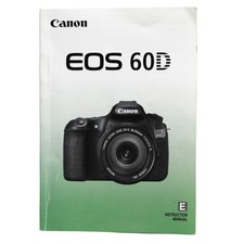 Canon EOS 60D Digital Camera Genuine Instruction Manual User Guide English