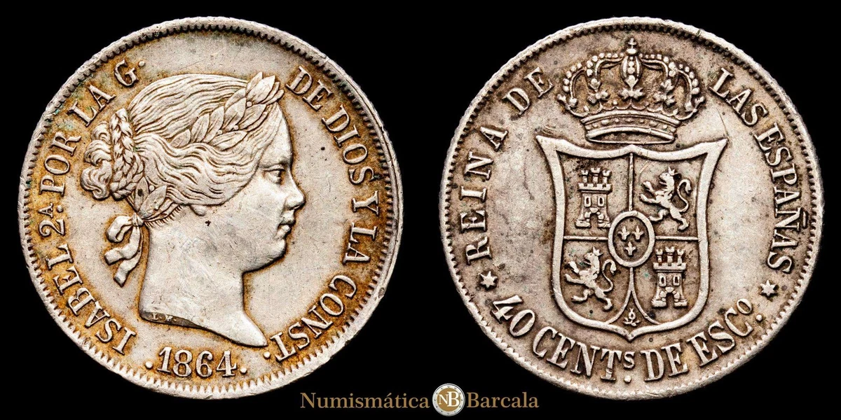 1864 Year Spanish Coins for sale | eBay