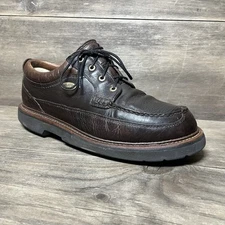 Red Wing Boots Men’s 12D Irish Setter Brown Leather Moc Toe Lace Up Work