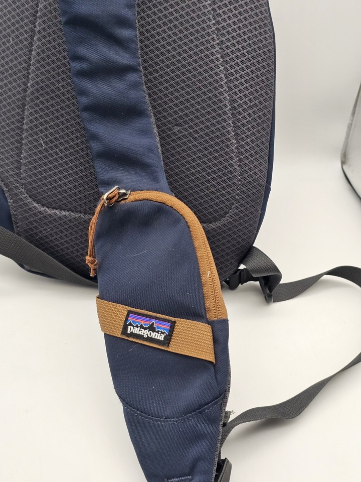 Patagonia Atom 8L Sling Bag Navy Brown Cross Body Gym Bag eBay