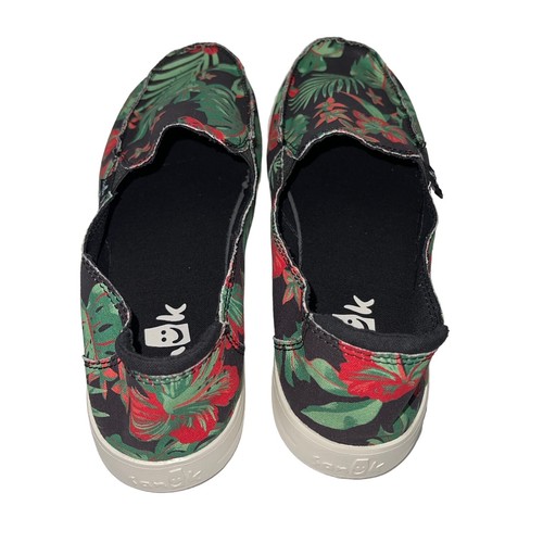 Sanuk Shoes Womens Black Tropical Slip On Comfort Lightweight Donna Lite Floral - Picture 9 of 24