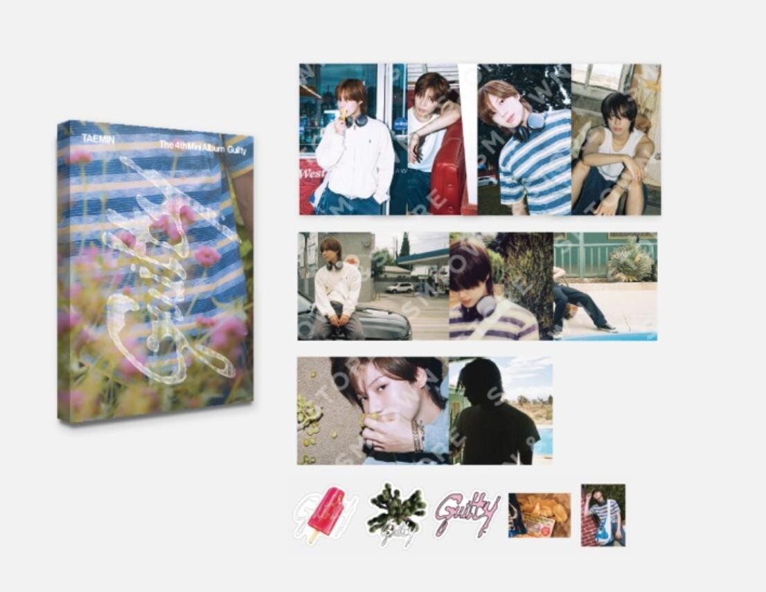 TAEMIN SHINEE Guilty SMTOWN OFFICIAL MD GOODS POSTCARD SET SEALED