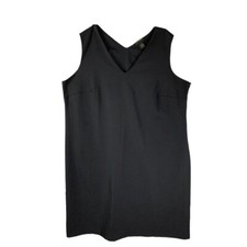 24 Lane Bryant Plus Size Little Black Dress V-Neck Sleeveless Sheath