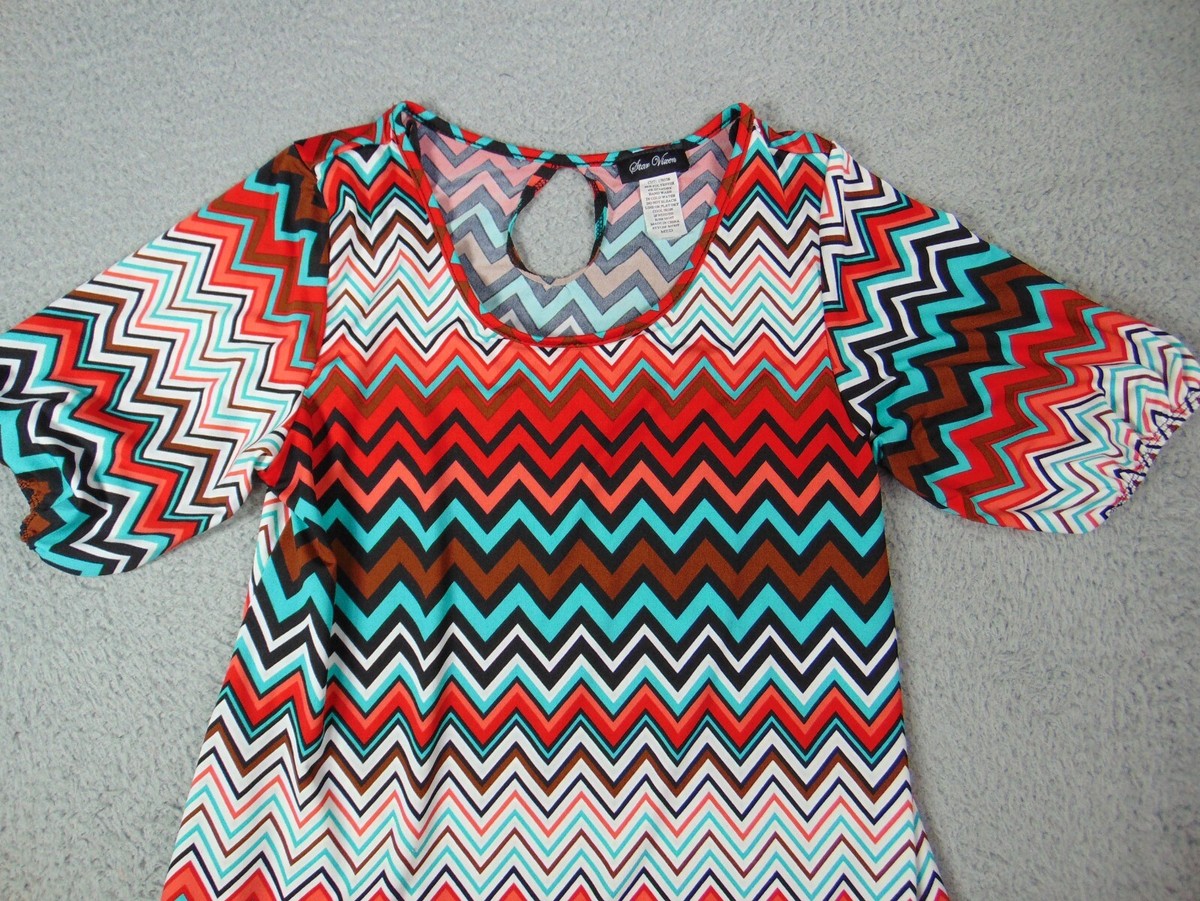 Star Vixen Women's Short Sleeve Scoop Neck Pocket Tee - Soft Knit Top With Keyhole Back - View #9