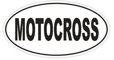 Motocross Oval Bumper Sticker Or Helmet Sticker D1942 Euro Oval Motocross Oval Bumper Sticker Or Helmet Sticker D1942 Euro Oval
