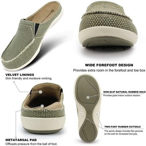 house shoes with arch support mens