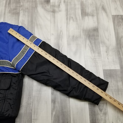✅VTG Polaris Snowmobile Bomber Jacket Men's LARGE Quilted lining Union Made USA - Picture 5 of 8