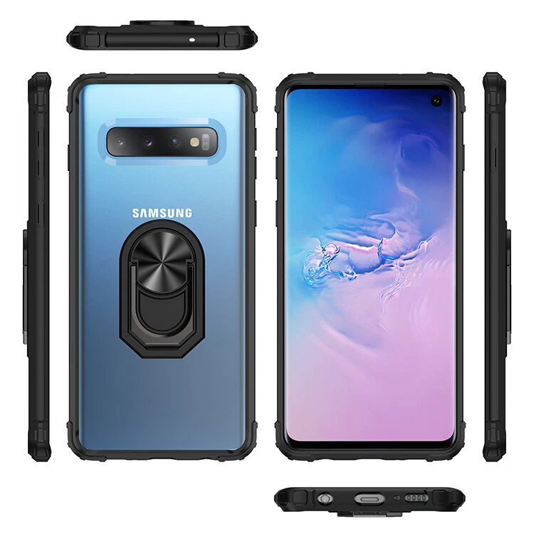 For Samsung Galaxy Note 8 Kickstand Clear Back Case + Tempered Glass - Image 4 of 4