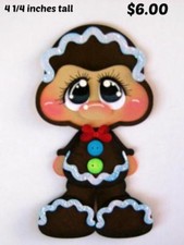 COSTUME CUTIE GINGERBREAD Halloween scrapbook premade paper piecing by Rhonda