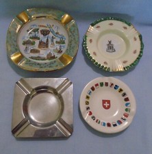 Collecable Ash Trays 4 Donaustabt Bien BB Mathers Empire Audentior Ornamin Flags