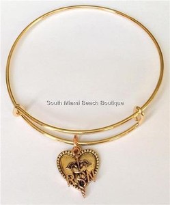 Authentic The Healer's Heart Caduceus Rose Gold Talisman