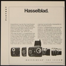 Hasselblad Medium Format Film Camera Not Difficult Vintage Print Ad 1974