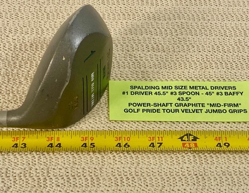 Spalding Super Flite II - Driver Spoon, Baffy Graphite Shaft Medium Firm Flex RH - Picture 7 of 11