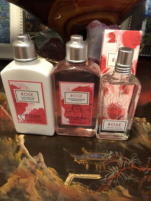 LOT OF 3 L'OCCITANE EN PROVENCE *ROSE* 2.5 fl oz