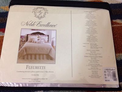 Noble Excellence FLEURETTE Thistle Valance 15 x 80 NEW