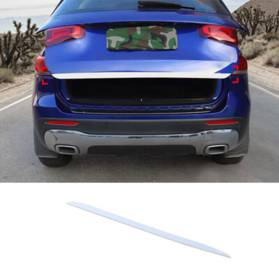 For Benz GLB W247 2020-2023 Silver Titanium Tail Door Trunk Lid Strip Trim 1PCS