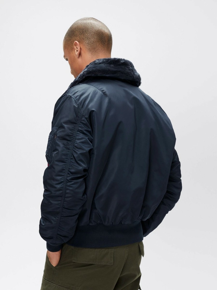 ALPHA INDUSTRIES B-15 FLIGHT JACKET/BOMBER NYLON B15 ALPHA INDUSTRIES B-15 FLIGHT JACKET/BOMBER NYLON B15