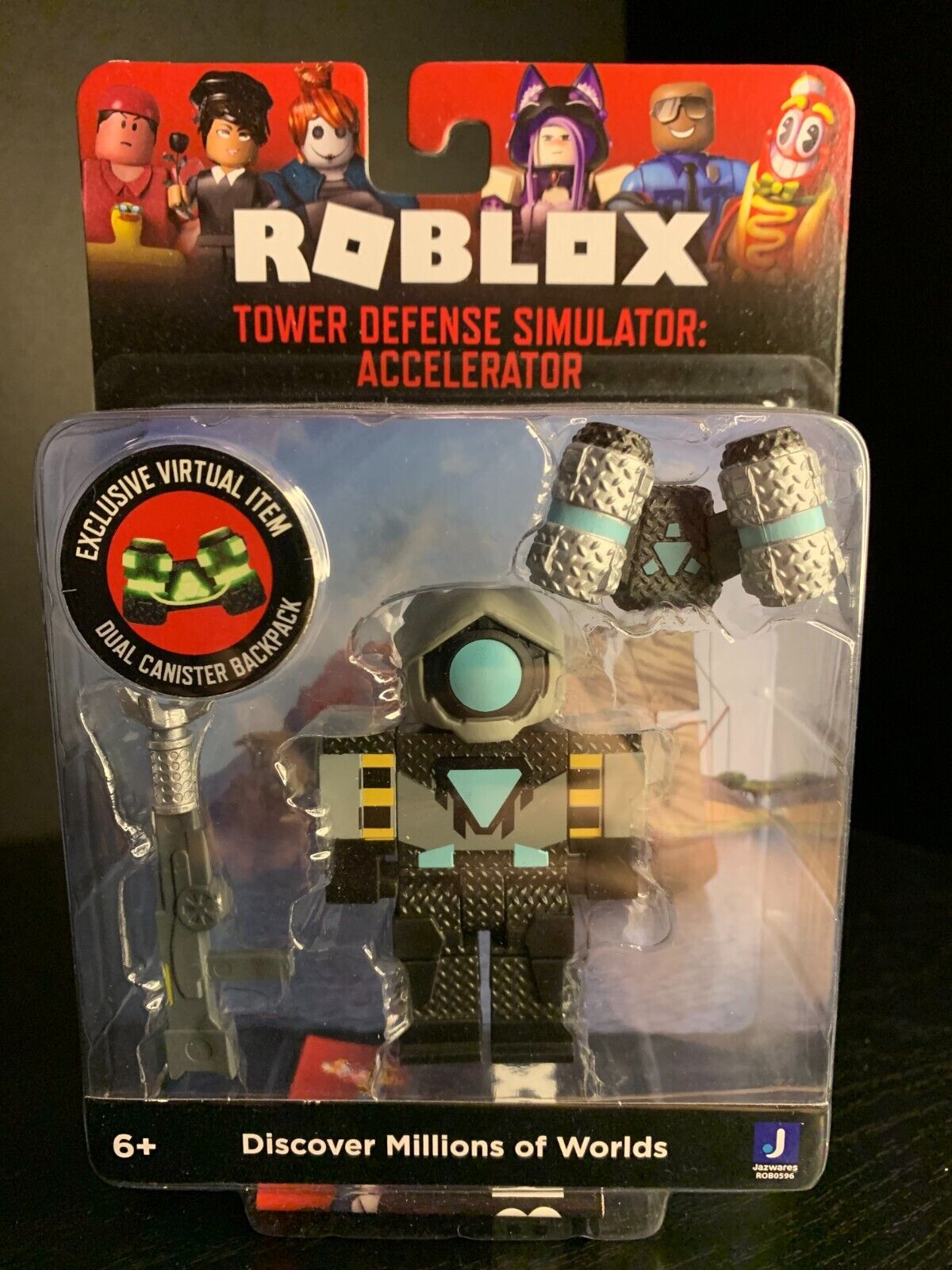 Jazwares Roblox Tower Defense Simulator: Accelerator Collectible Figure  with Accessories (ROB0596) for sale online