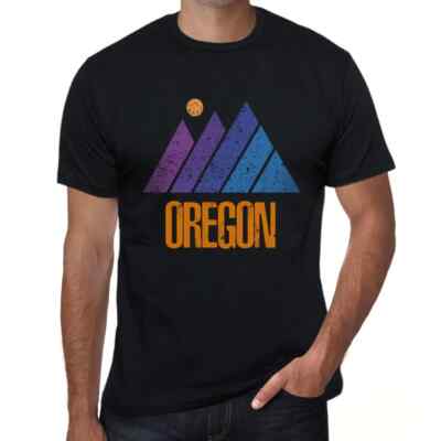 Herren Grafik T-Shirt Gebirge oregon   Mountain Oregon   Öko-Verantwortlich