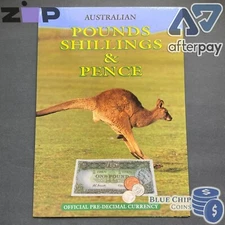 Australian Pre-decimal Currency Pounds Shillings & Pence Collection Folder