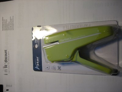 ASTAR Hefter klammerlos  / staple-less stapler /  Kokuyo light green 