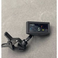 Korg PitchCrow Clip On Guitar Bass Tuner Black Chromatic LCD Display Compact
